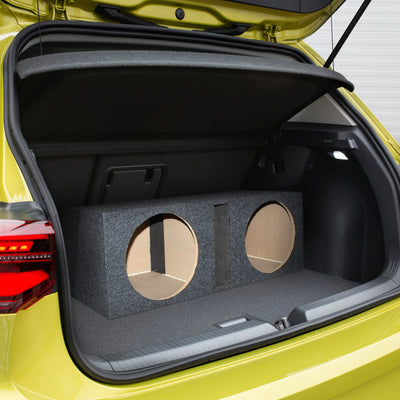Q Power QBASS Dual 15-Inch Vented MDF Subwoofer Box 2 Speakers Enclosure (Used) - VMInnovations