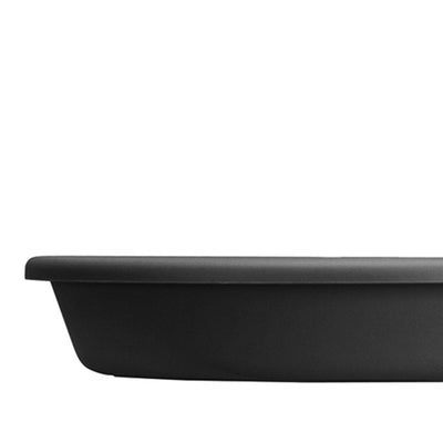 The HC Companies Planter Saucer Tray for 24 Inch Pot Container, Black (Open Box)