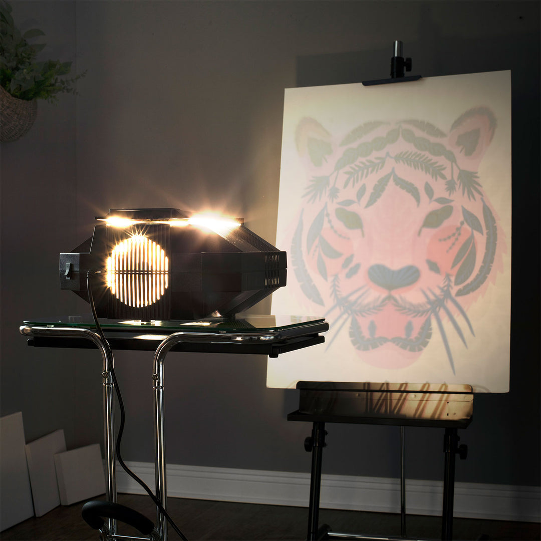 Artograph Dual 250W Lamp Portable Full-Color Prism Art Projector, Black (Used) - VMInnovations