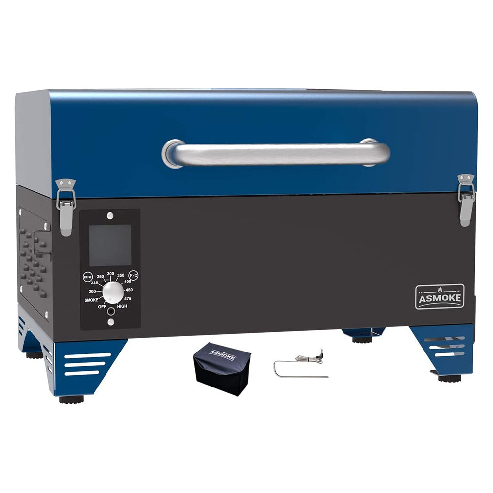 ASMOKE Portable 256 Sq Inch Pellet Grill and Smoker w/ Starter Kit (Open Box) - VMInnovations