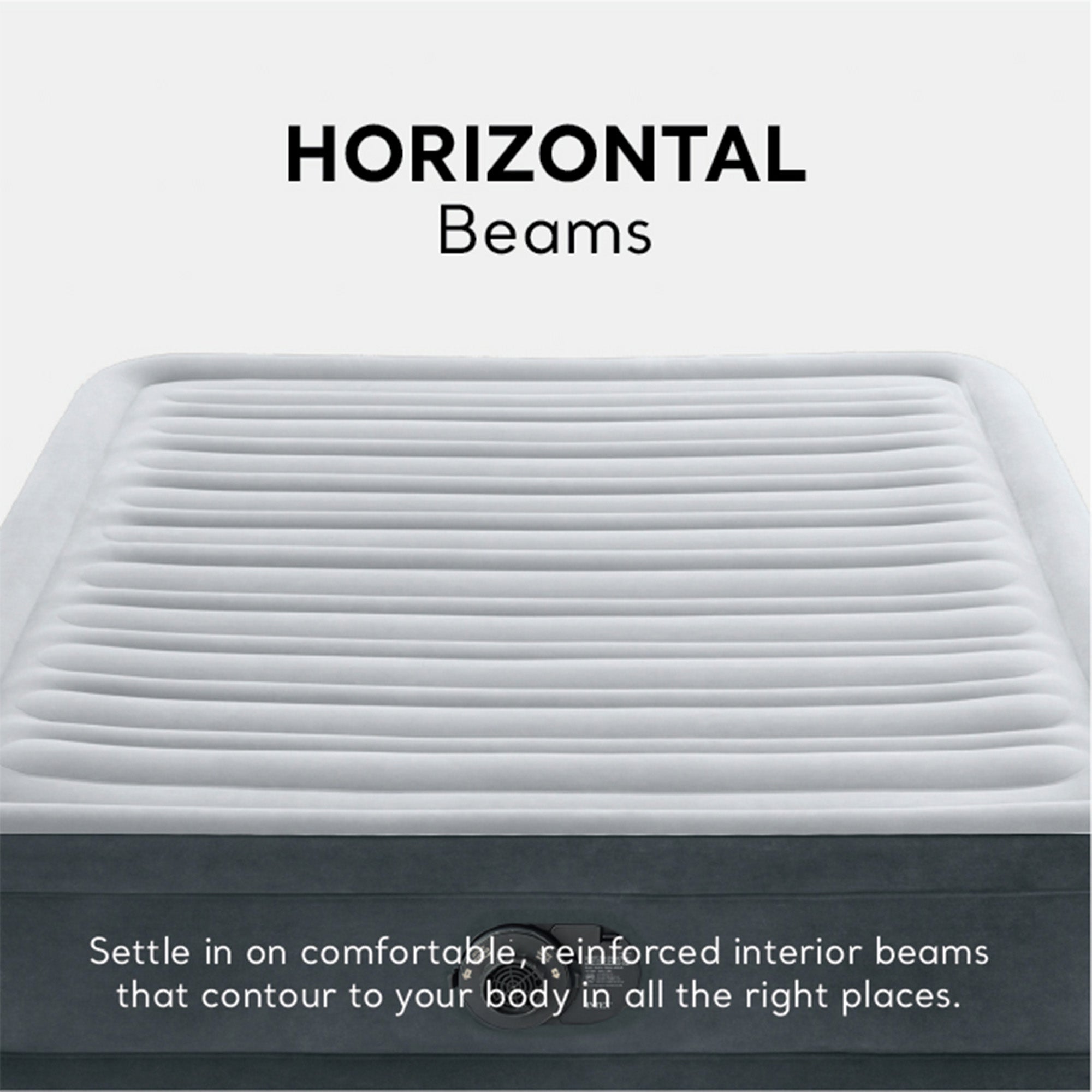 Intex Comfort Deluxe Plush Air Mattress Bed with Built-In Pump, Full (Used) - VMInnovations