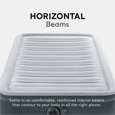 Intex Comfort Deluxe Dura-Beam Air Mattress w/ Built-In Pump, Twin (For Parts) - VMInnovations