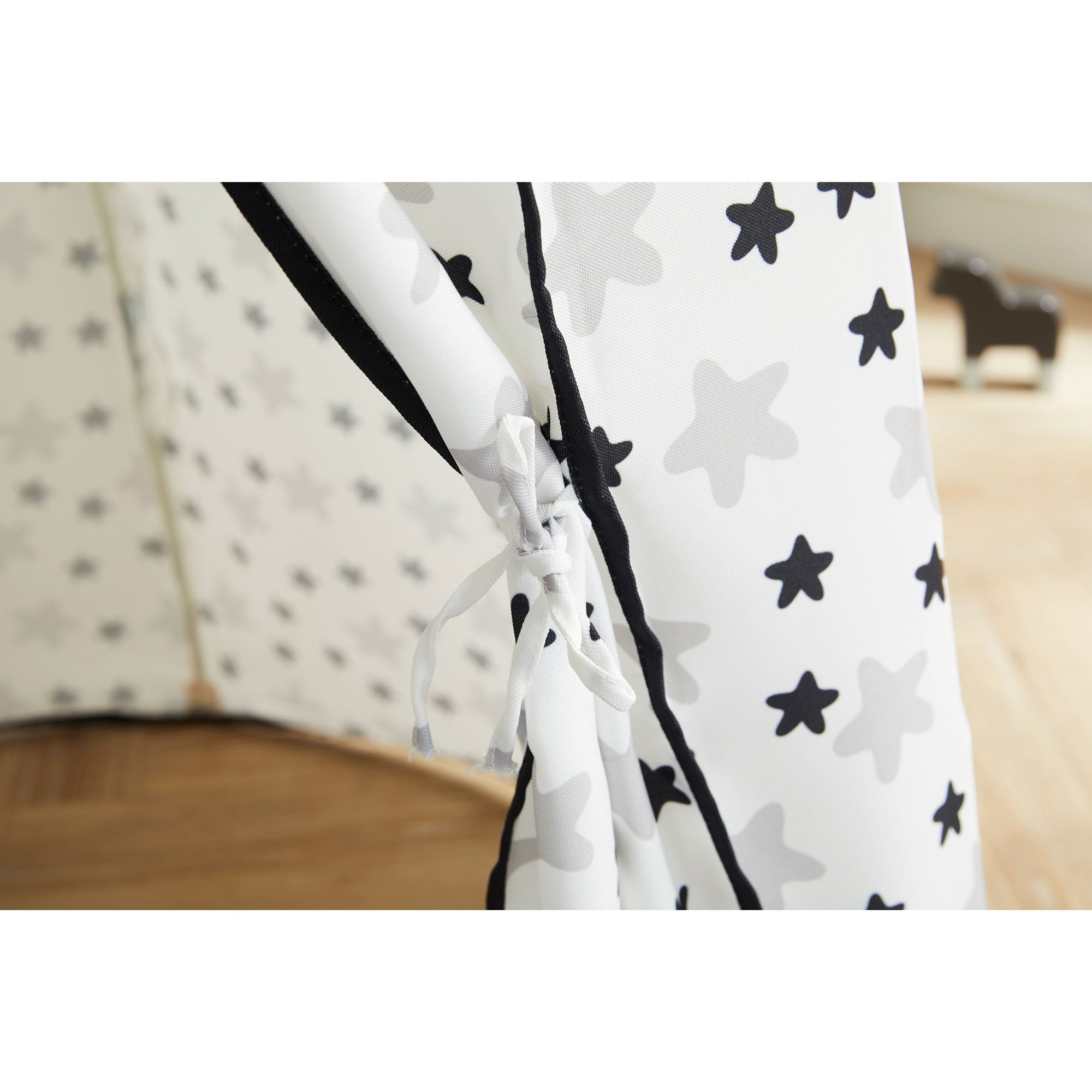 Asweets Childrens Foldable Canvas Pop Up Play Tent, Up in the Stars (Open Box) - VMInnovations