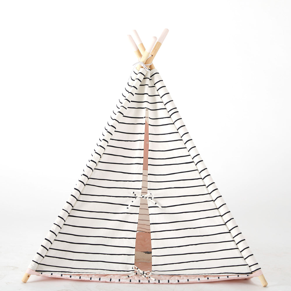 Wonder&Wise Indoor Kids Foldable Activity Toy Teepee Play Tent w/Mat (For Parts) - VMInnovations