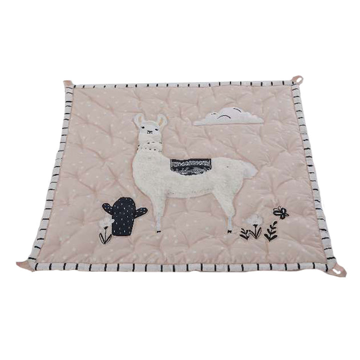 Wonder&Wise Baby Kids Foldable Activity Toy Teepee Play Tent w/ Llama Mat (Used)