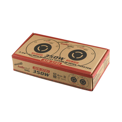 Audiopipe ATR-3721 3.75" 350W Titanium Pro Car Audio Bullet Tweeters (12 Pack)