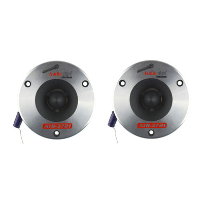DS18 Pro X 6.5" 500W Car Speaker (2 Pack) w/Audiopipe 3.75" Bullet Tweeter, Pair