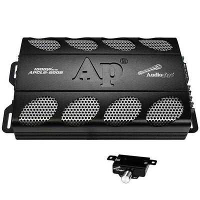 AudioPipe 2 Channel 1000W Car Audio Sound System Power Amplifier Amp (2 Pack)