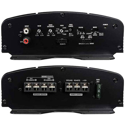 AudioPipe 2 Channel 1000W Car Audio Sound System Power Amplifier Amp (2 Pack)