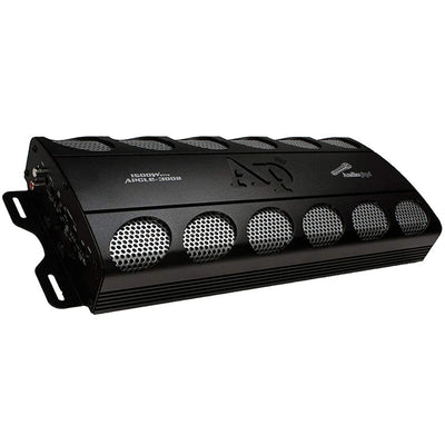 Audiopipe Class AB 2 Channel Amp, 8 Inch Stereo Speaker, and Soundstorm Wire Kit - VMInnovations