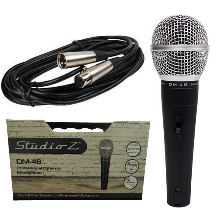 Audiopipe Studio Z Dynamic Pro Live Performance Microphone, Black (Open Box)