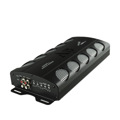 Audiopipe Amp, Capacitor, and Subwoofer w/ QPower Vented Sub Box and Wiring Kit - VMInnovations