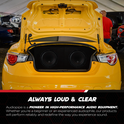 Audiopipe APCLE-18001D 1800 Watt Class D 1 Ohm Car Audio Mono Amplifier (2 Pack) - VMInnovations