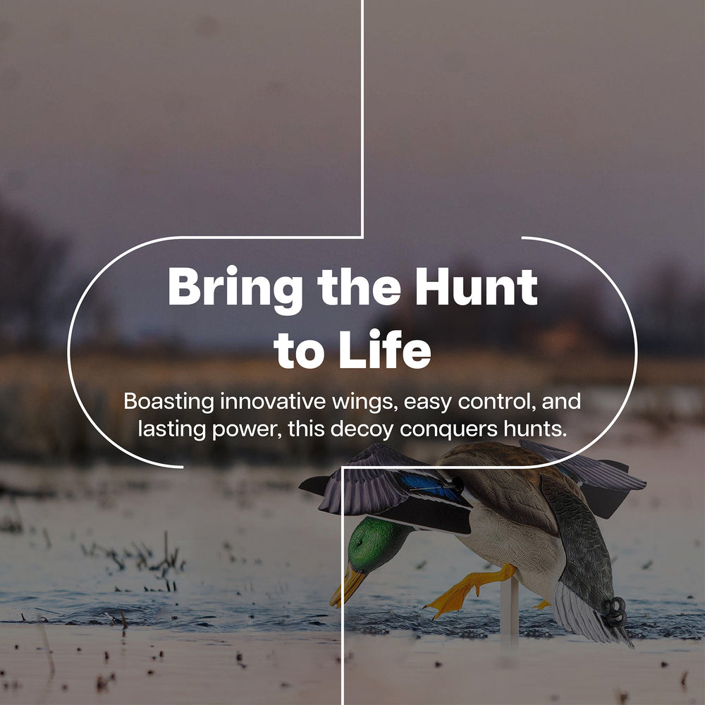 Avian X PowerFlight Mallard Weatherproof Realistic Spinning Wing Decoy (Used) - VMInnovations