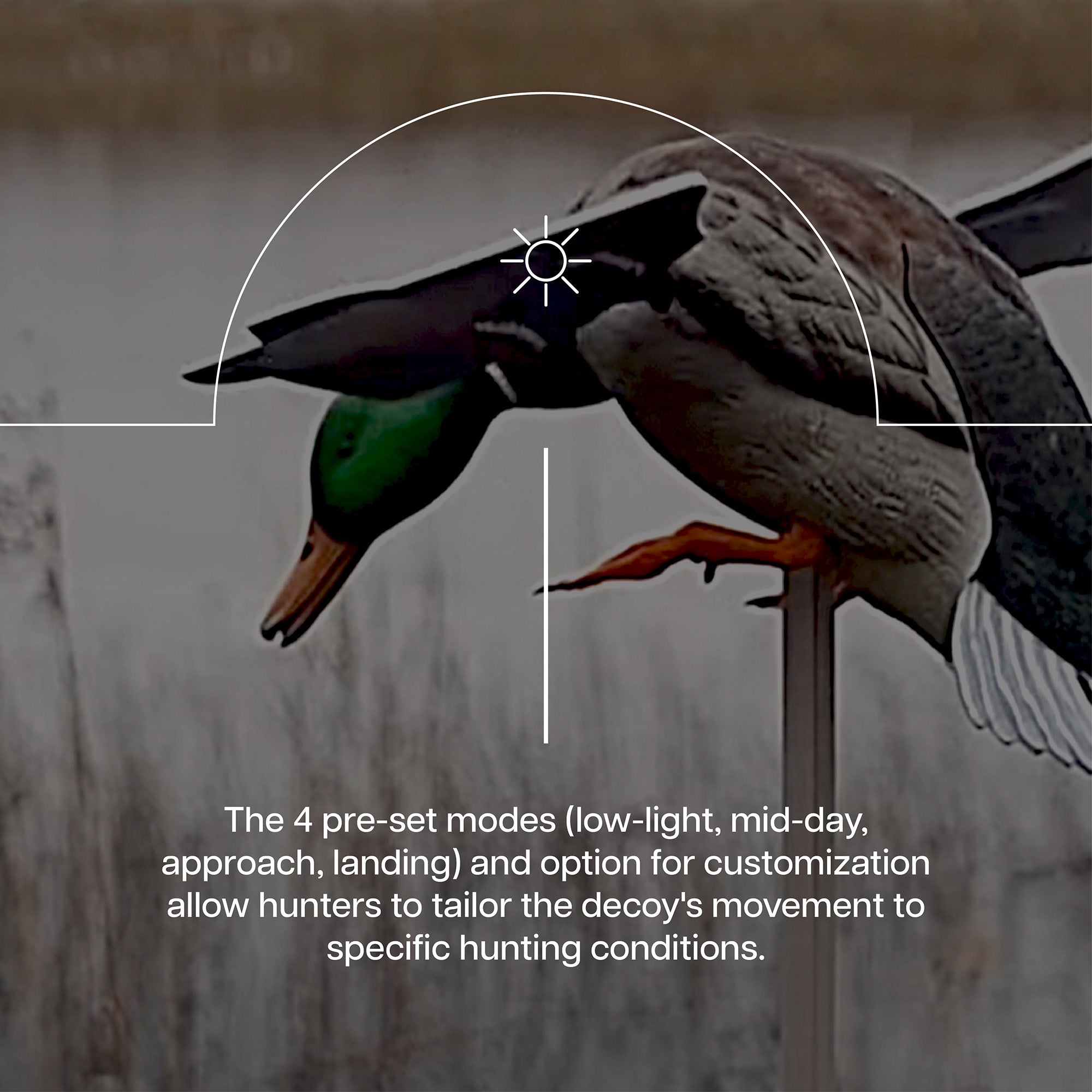 Avian X PowerFlight Mallard Weatherproof Realistic Spinning Wing Decoy (Used) - VMInnovations