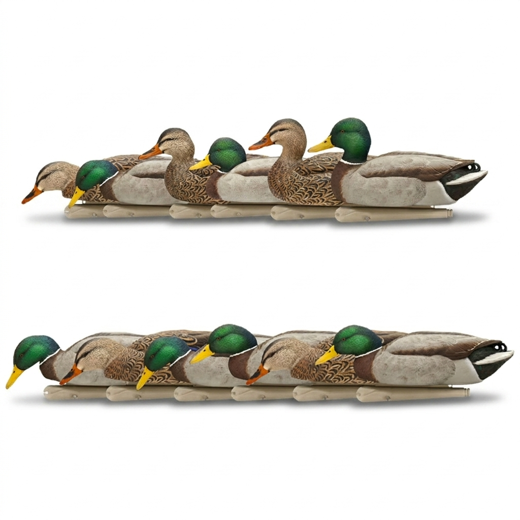 Avian X Topflight Floating Fusion Mallards & Topflight Backwater Mallards Decoys