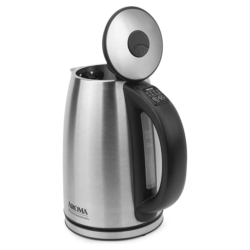 Aroma Housewares 1.7L 7 Cup Digital Stainless Steel Electric Kettle (Used)