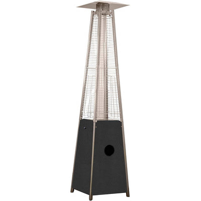 Hiland Quartz Glass Tube 40,000 BTU Patio Heater, Silver (Certified Refurbished)