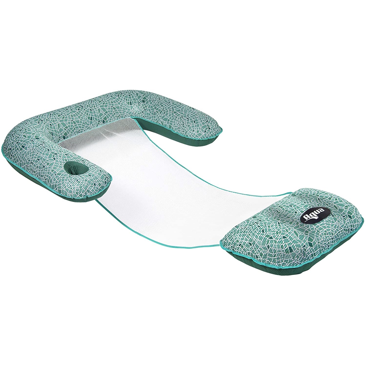Aqua Mosaic AZL17010 3 in 1 Inflatable Pool Float Lounge Chair (Open Box) - VMInnovations