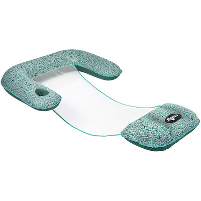 Aqua Mosaic AZL17010 3 in 1 Inflatable Pool Float Lounge Chair (Open Box) - VMInnovations