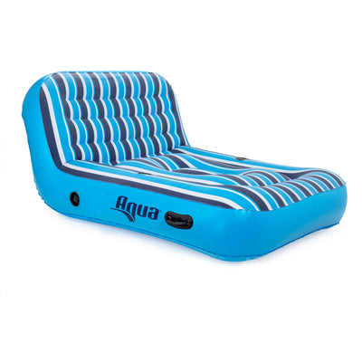 Aqua Ultra Comfort Inflatable 2 Person Pool Float  Lounger (Open Box)