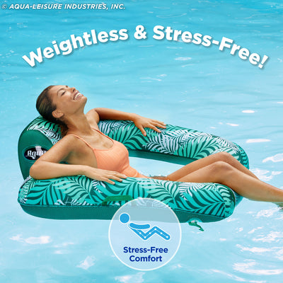 Aqua Zero Gravity Inflatable Pool Chair Lounge Float (Open Box)