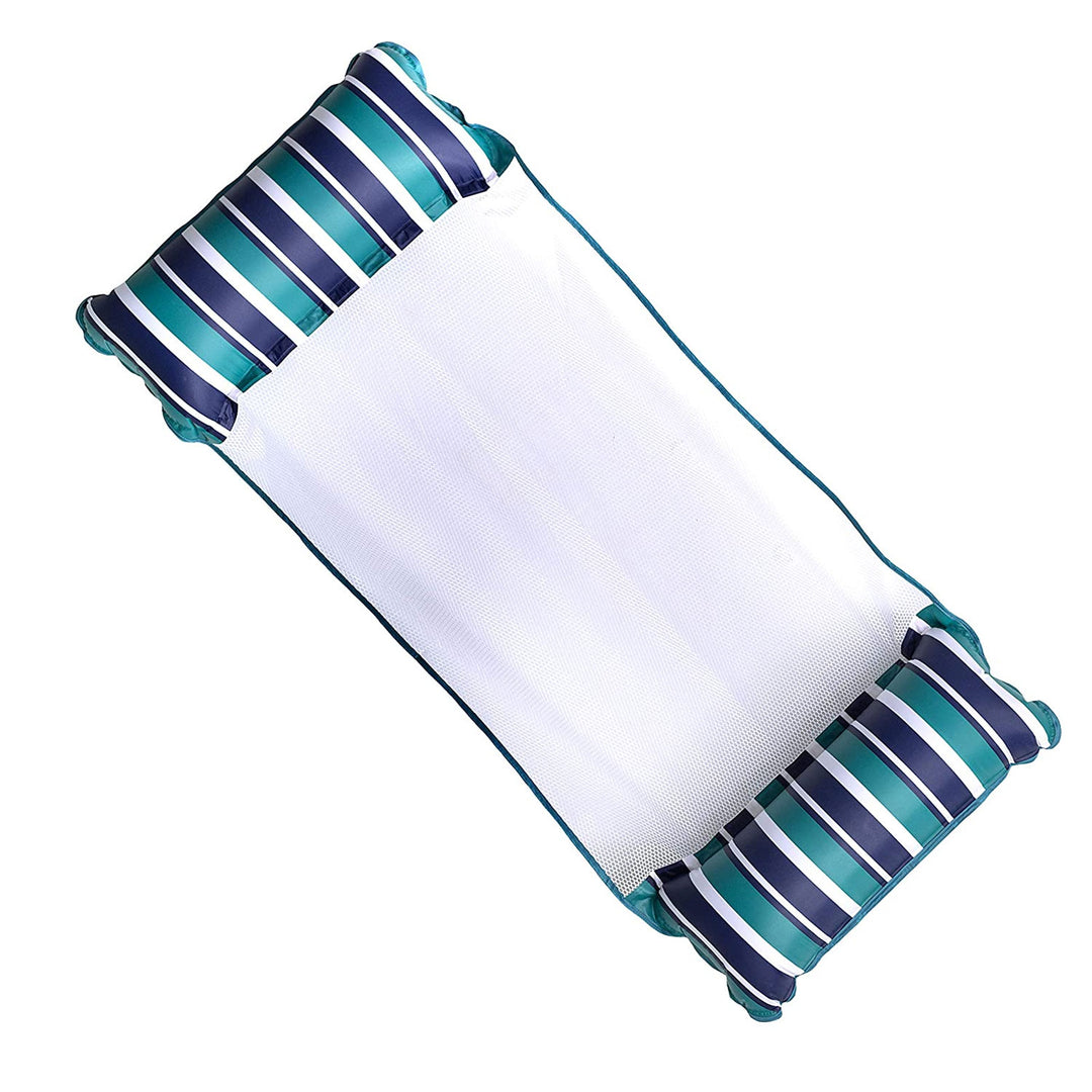 Aqua Monterey XL Hammock 4 in 1 Inflatable Pool Float, Teal/Blue (Open Box) - VMInnovations