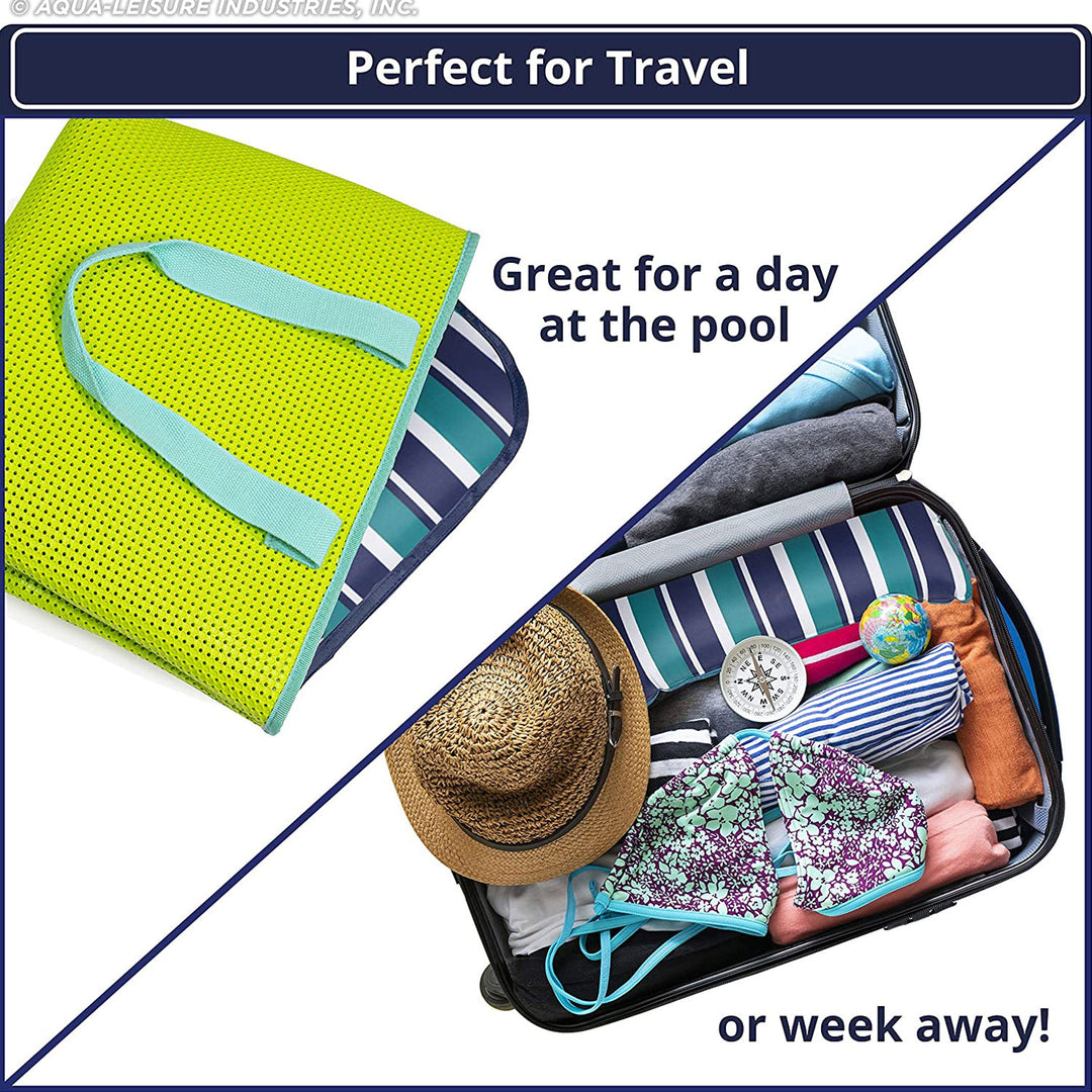 Aqua Monterey XL Hammock 4 in 1 Inflatable Pool Float, Teal/Blue (Open Box) - VMInnovations