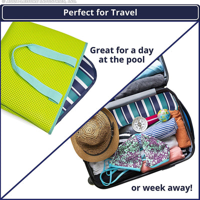 Aqua Monterey XL Hammock 4 in 1 Inflatable Pool Float, Teal/Blue (Open Box) - VMInnovations