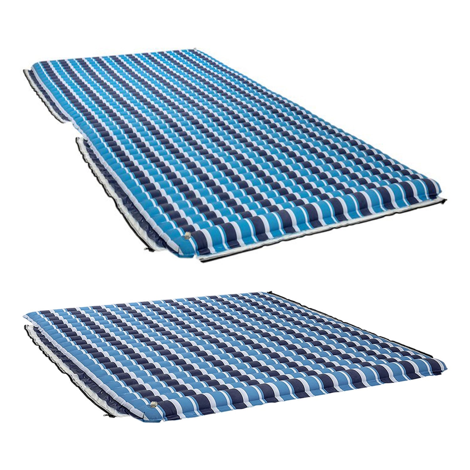 Aqua Leisure AZL18910 & AZL17013J Inflatable Island Floating Plank Mat (2 Pack)
