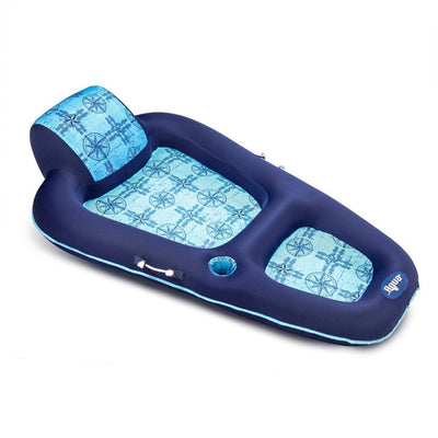 Aqua Leisure Luxury Water Lounge Extra Large Pool Float with Headrest (Used) - VMInnovations