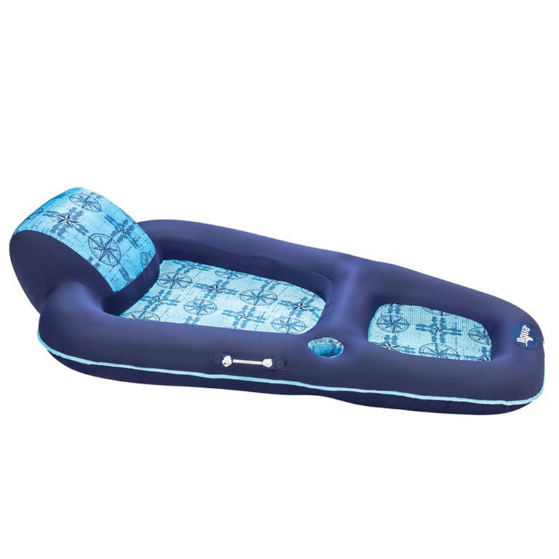 Aqua Leisure Luxury Water Lounge Extra Large Pool Float with Headrest (Used)