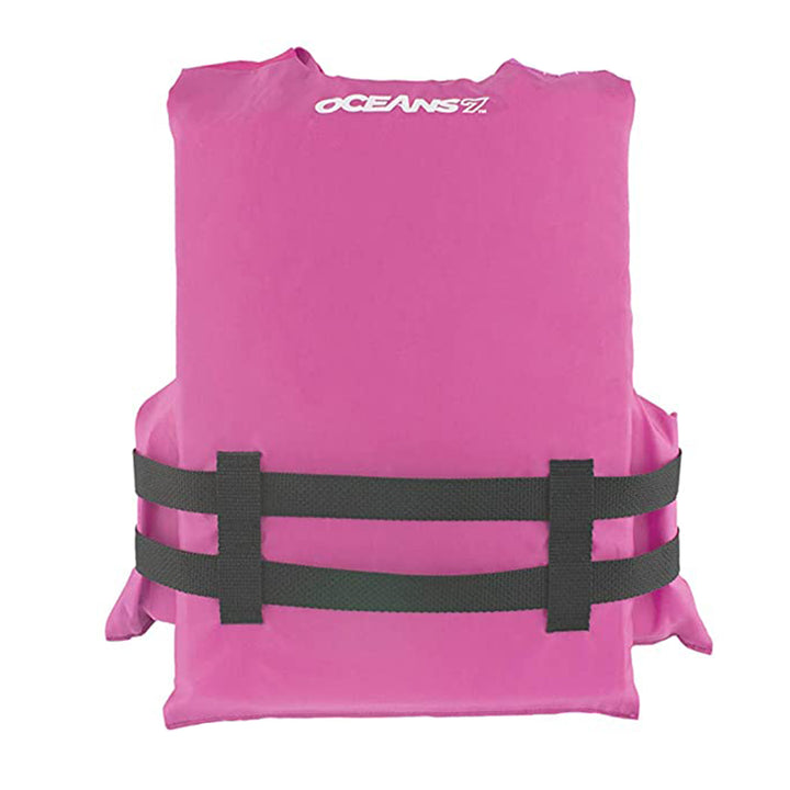 Oceans 7 US Type III Kids PFD Life Jacket Vest, Pink/Berry (Open Box) - VMInnovations