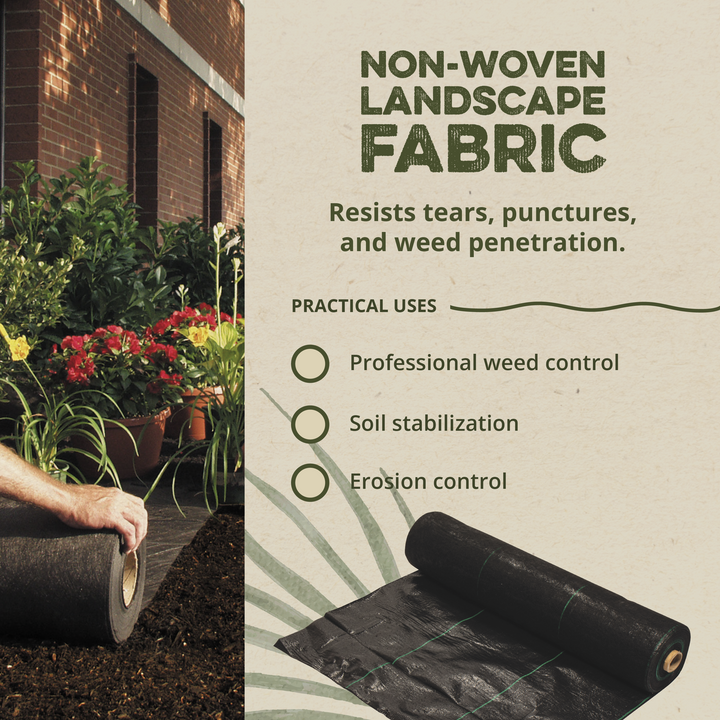 DeWitt 20 Year 4.1-Oz Home & Commercial Landscape Weed Barrier Fabric, 3x100 Ft