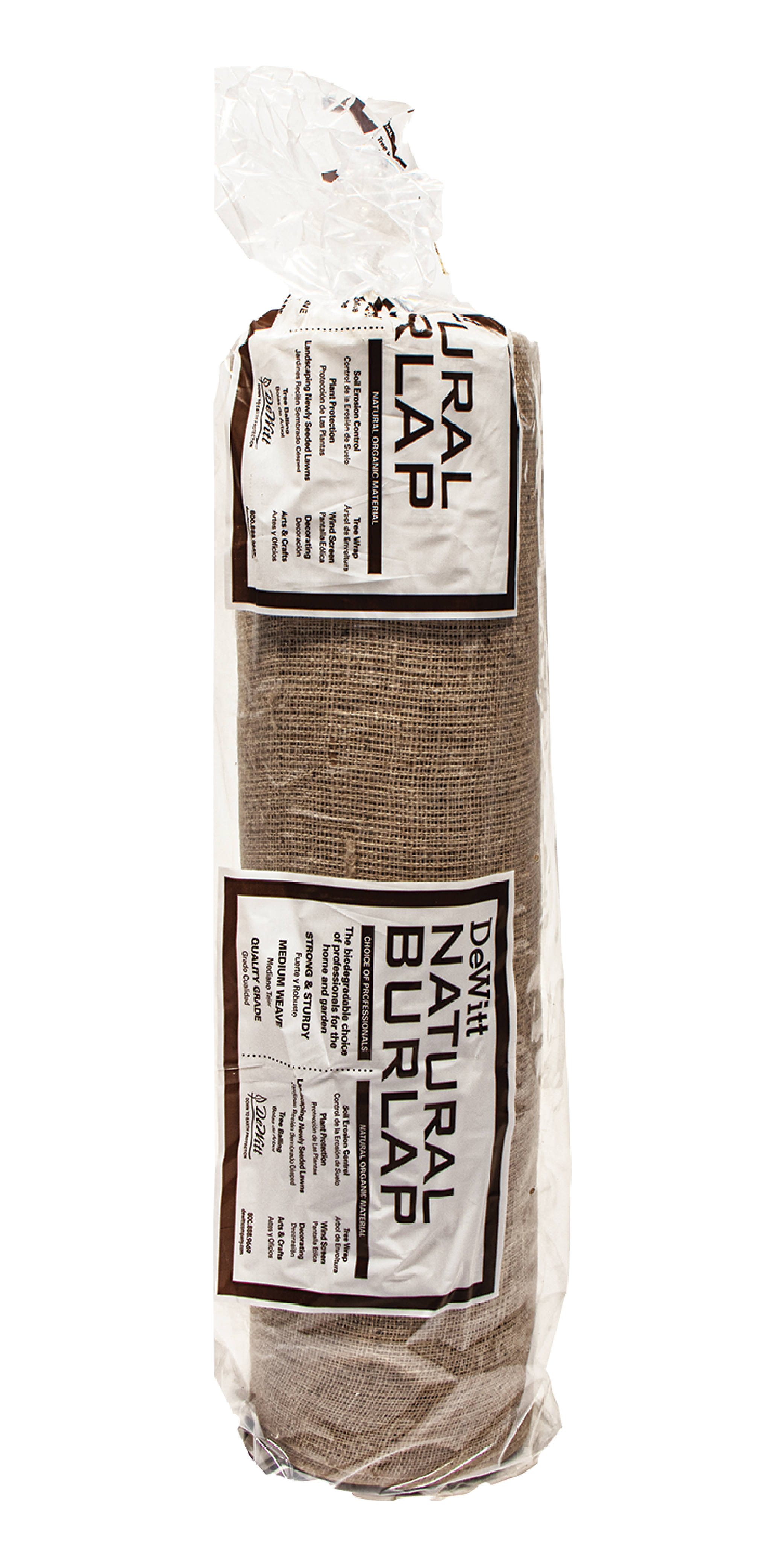 DeWitt 4x250' 5.5 Oz Natural Gardening Landscape Burlap Fabric Roll (Open Box)