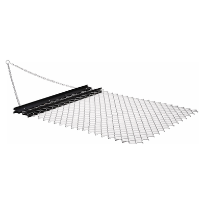 Yard Tuff 5 x 4 Foot Steel Chain Rake Field Leveling ATV Drag Harrow (Open Box)