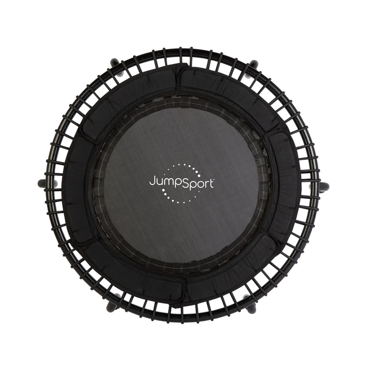 JumpSport 250 Workout Rebounder for Adults, 39" Mini Fitness Trampoline, Black