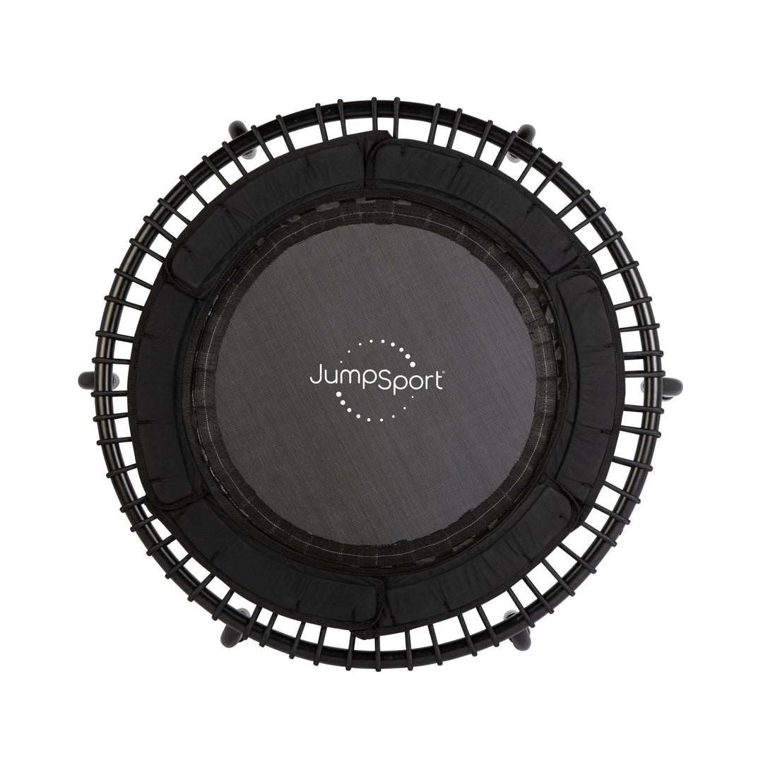 JumpSport 250 In Home Cardio Rebounder Mini Trampoline and DVD, Black (Used)