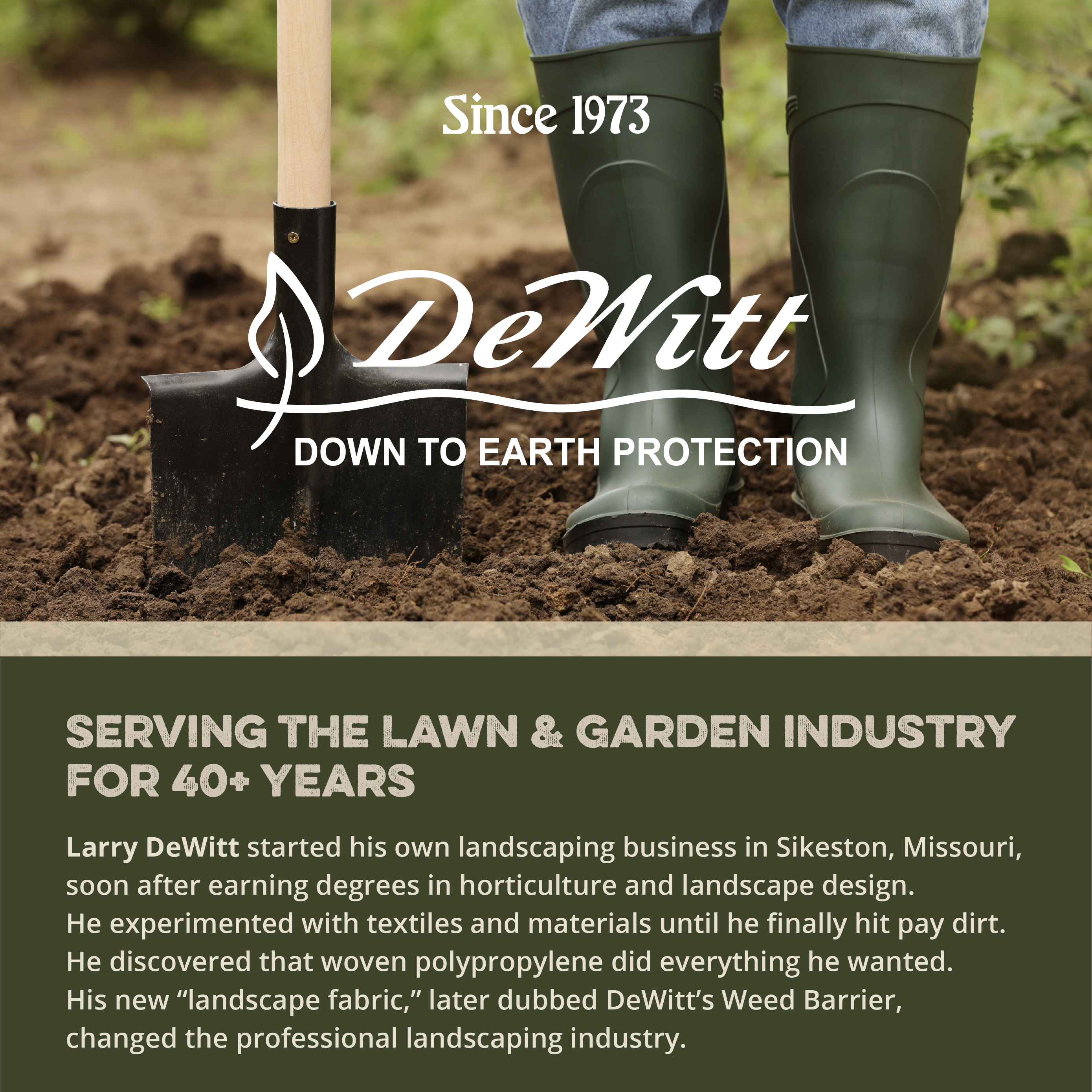 DeWitt 12 Year 6 x 300 Feet 3 Ply Nonwoven Landscape Fabric Home Weed Barrier - VMInnovations