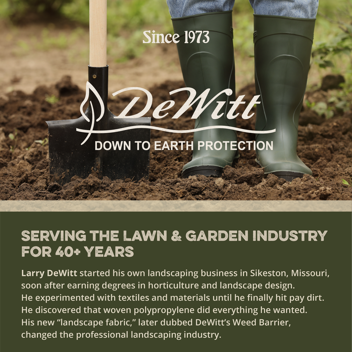 DeWitt NAT3300 3 x 300 Ft Natural Biodegradable Paper Mulch Weed Barrier (Used)