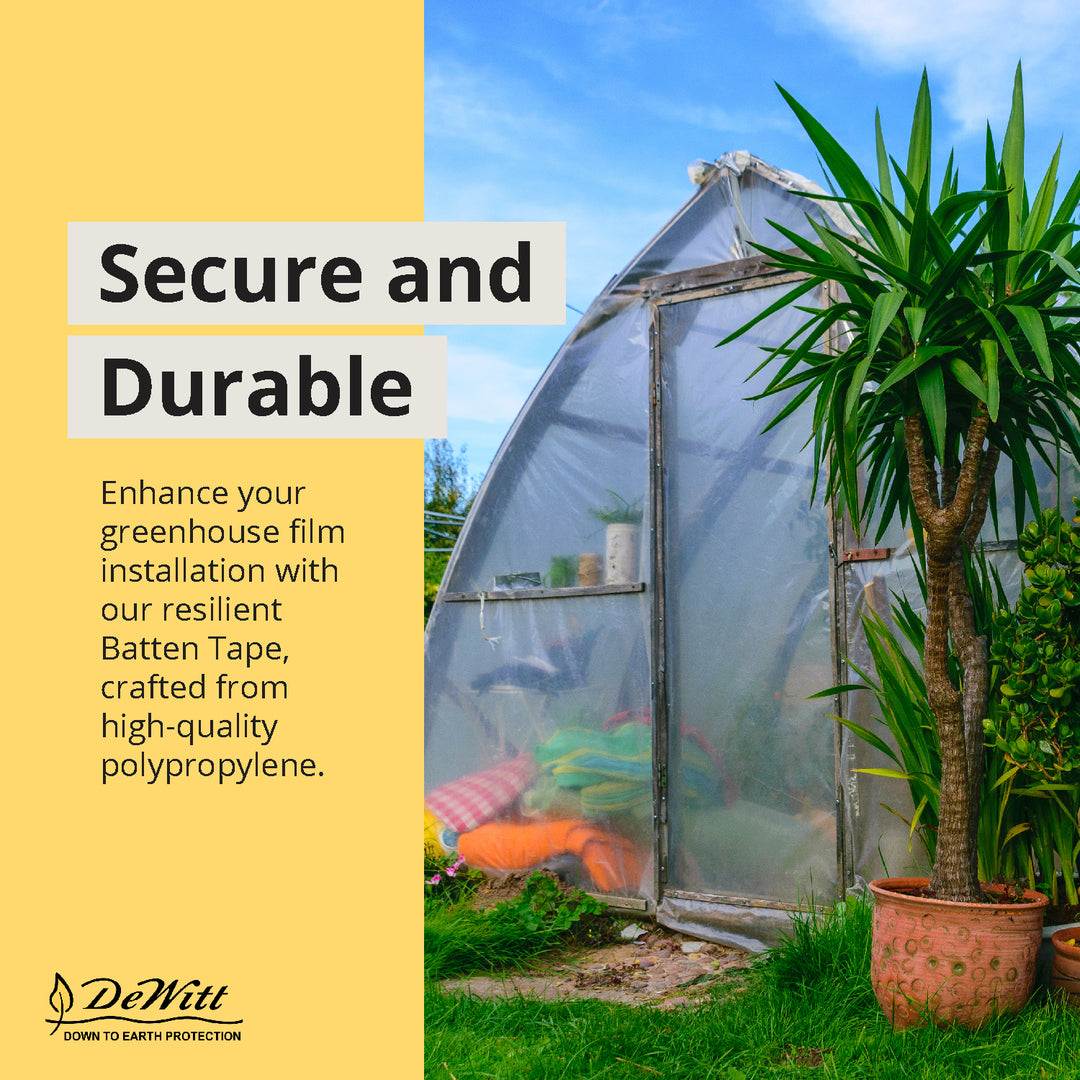 DeWitt 100 Yard x 2.75" Greenhouse Wood Framing Batten Tape (Open Box) - VMInnovations