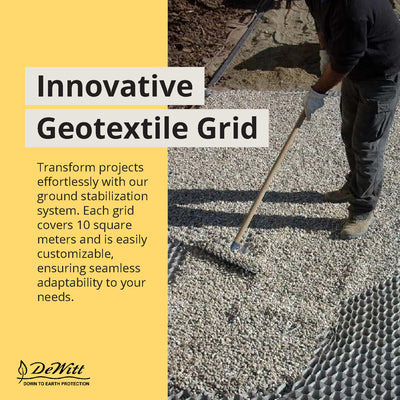 DeWitt DuPont Geotextile 3D Honeycomb 8.5 Ounce Ground Grid Stabilization System