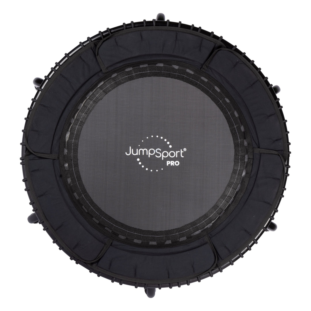 JumpSport 370 PRO Heavy Duty Lightweight 39" Fitness Trampoline, Black(Open Box) - VMInnovations