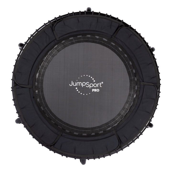 JumpSport 370 PRO Heavy Duty Lightweight 39" Fitness Trampoline, Black(Open Box) - VMInnovations