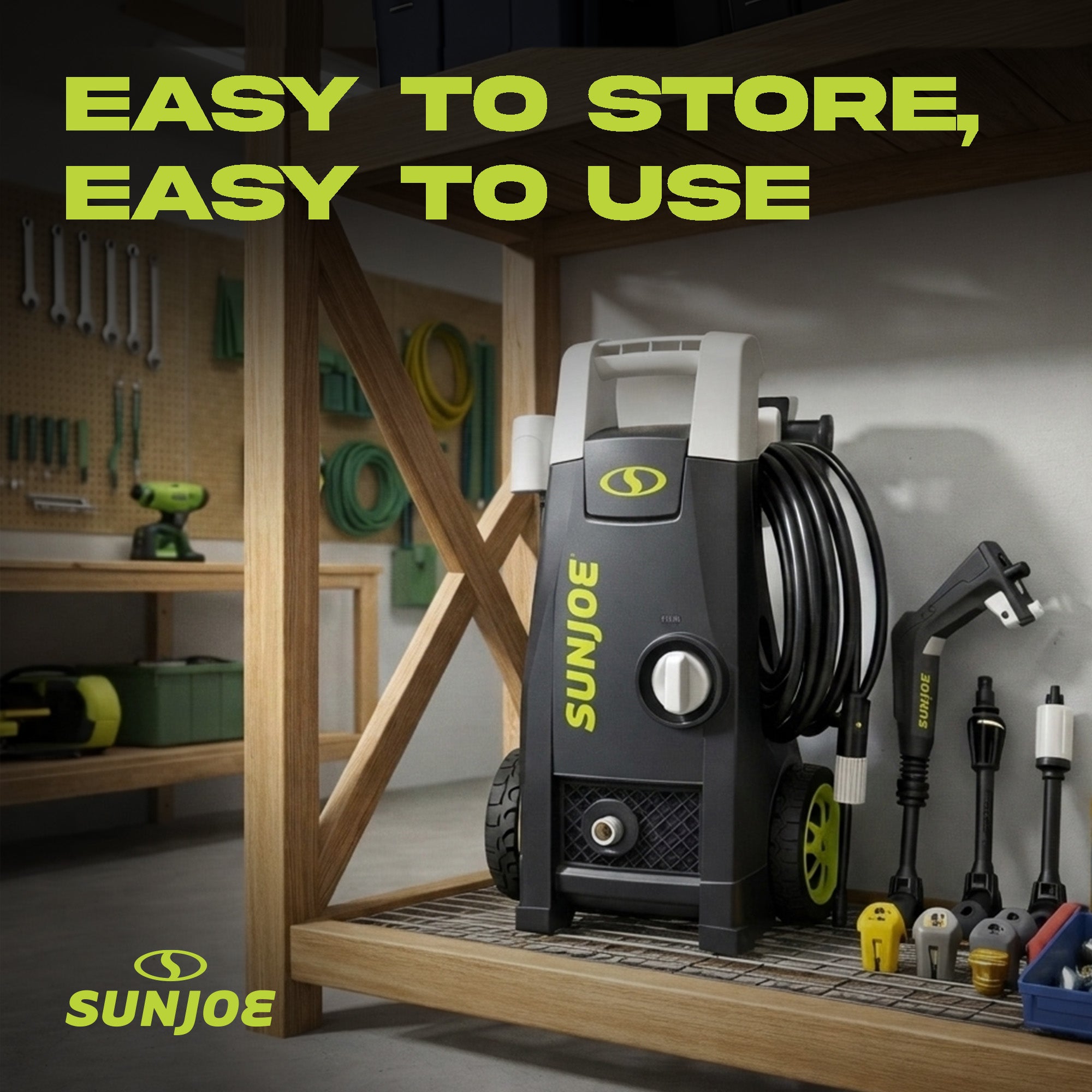 Sun Joe Electric Pressure Washer w/11-Amp Motor and 1.1 GPM Portable (Used) - VMInnovations