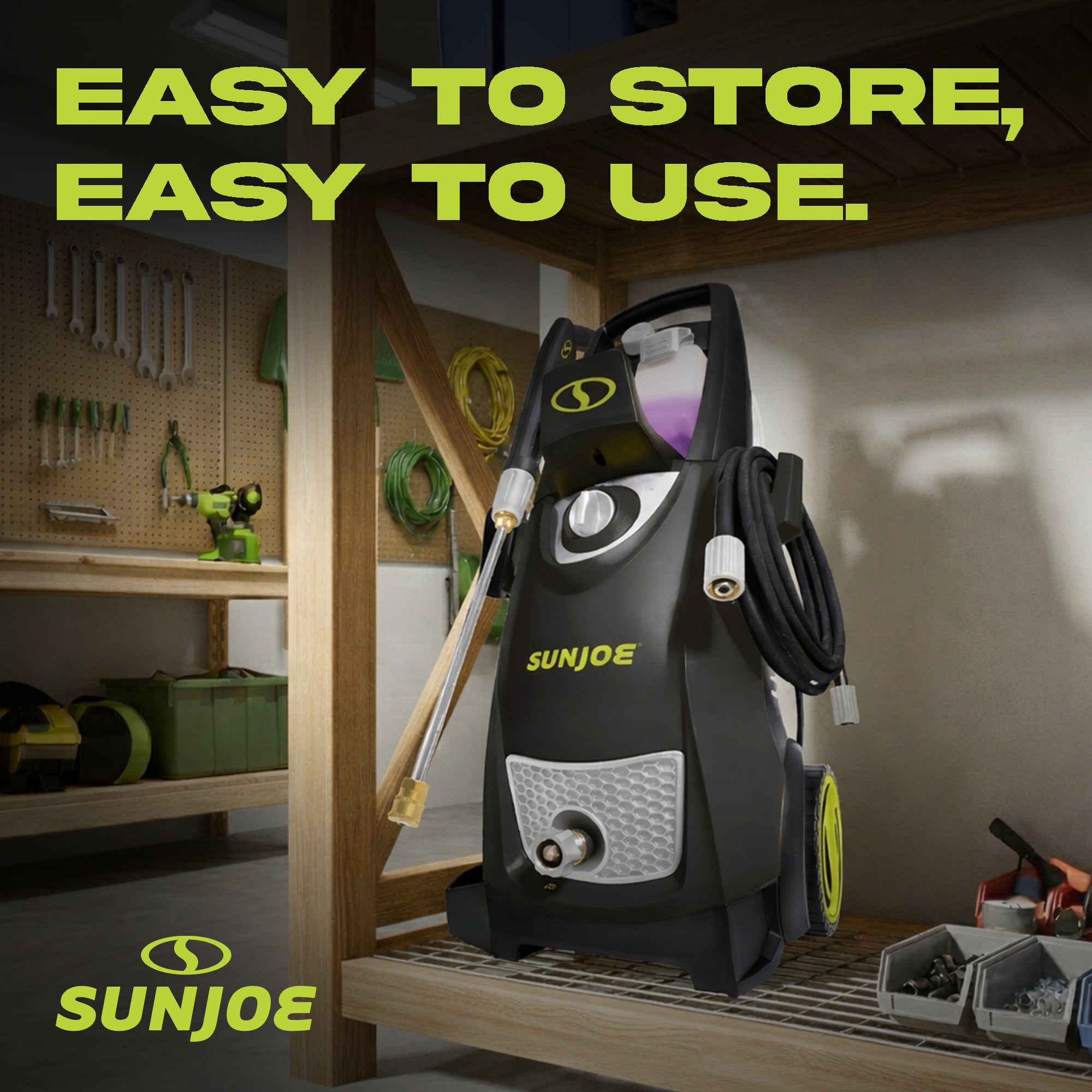 Sun Joe Electric Pressure Washer, Power Washer with Wheels, SPX3000 (For Parts) - VMInnovations