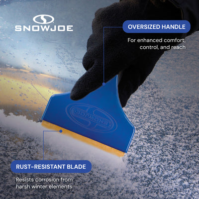 Snow Joe Brass Ice Scraper with Durable Brass Blade & Comfort Grip (Open Box) - VMInnovations