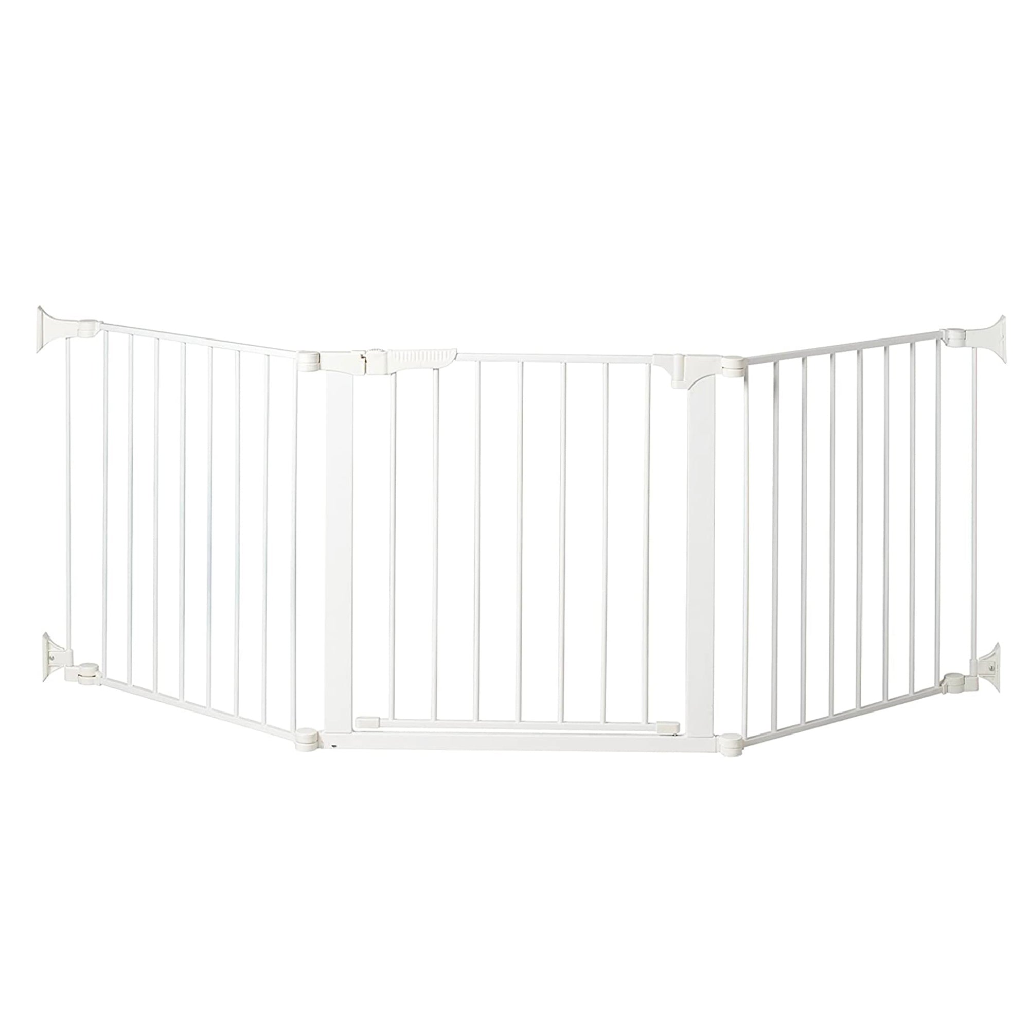 KidCo Custom Fit Auto Closing ConfigureGate Baby Gate with 30 Inch Door, White - VMInnovations