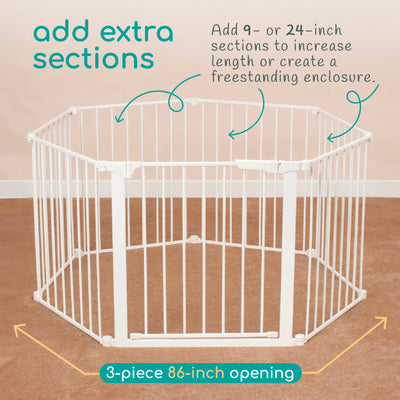 KidCo Custom Fit Auto Closing ConfirgureGate Baby Gate with 30in Door (Open Box) - VMInnovations