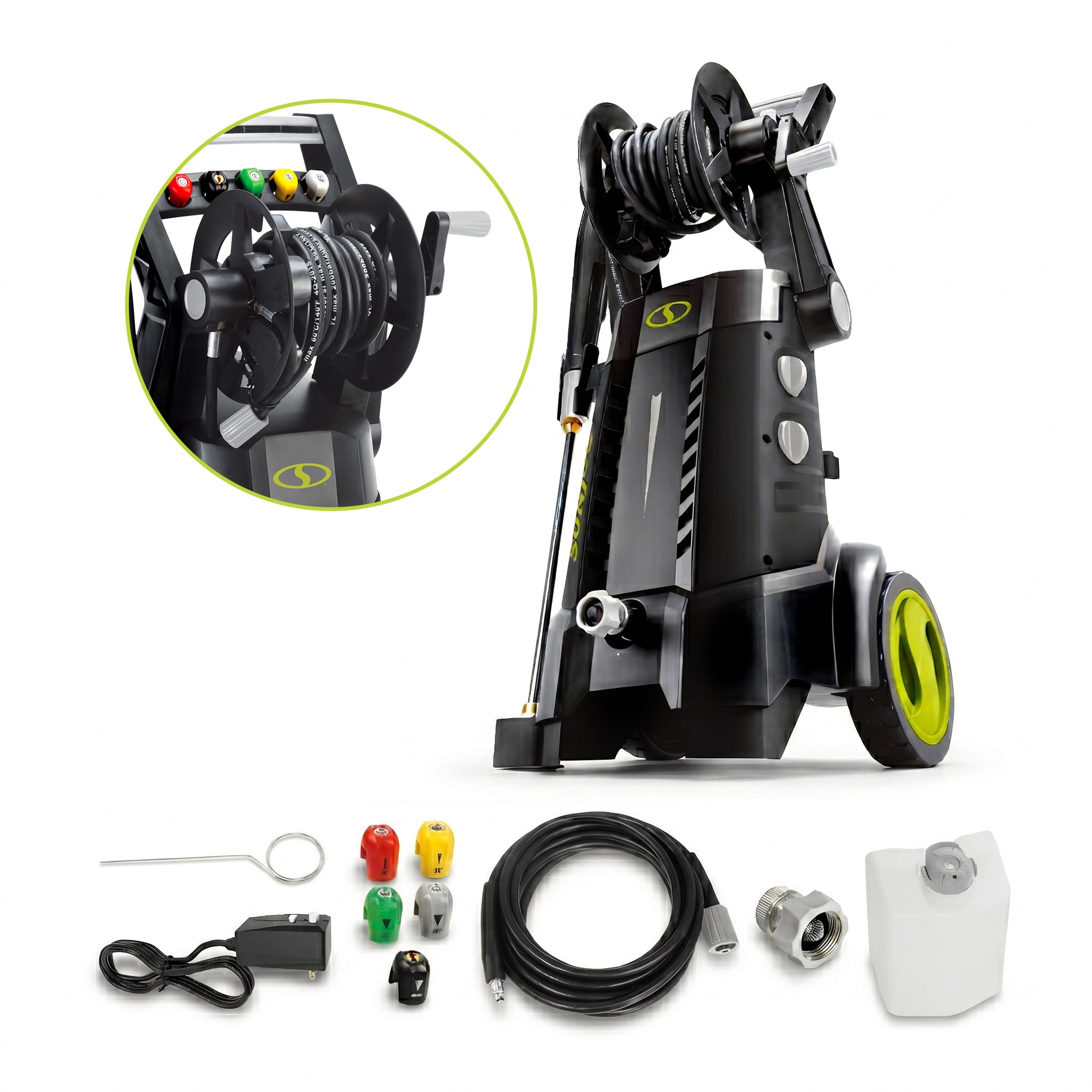 Sun Joe Electric Pressure Washer, Portable Power Washer, SPX300, PWMA Certified - VMInnovations